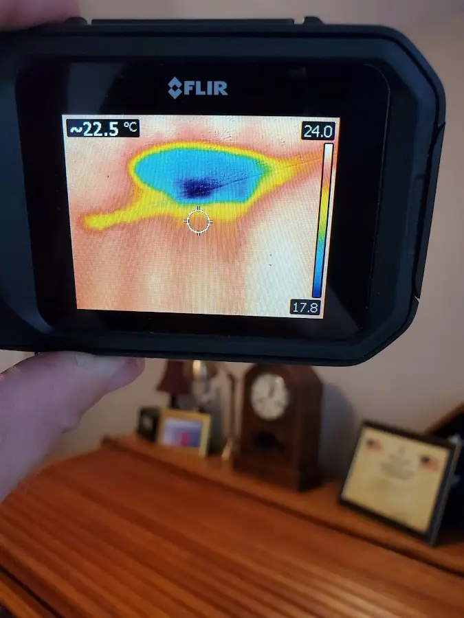 Thermal imaging inspection for water damage in Indiana