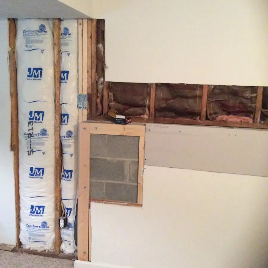 Wall insulation replacement during Contents Cleaning & Restoration in Indiana